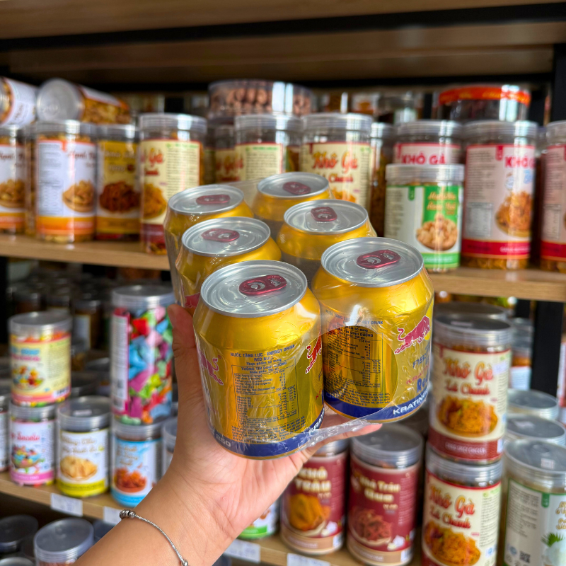 Set 6 Lon Nước Tăng Lực Red Bull Việt Nam 250ml