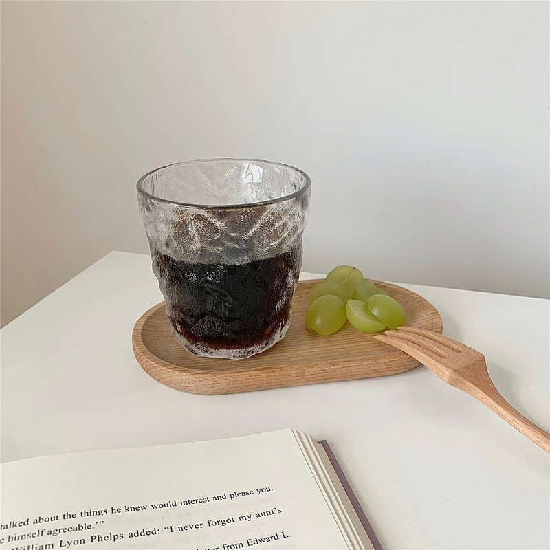 Set 6 Ly Thủy Tinh Lượn Sóng Nhỏ Cao Cấp 9x9.5cm