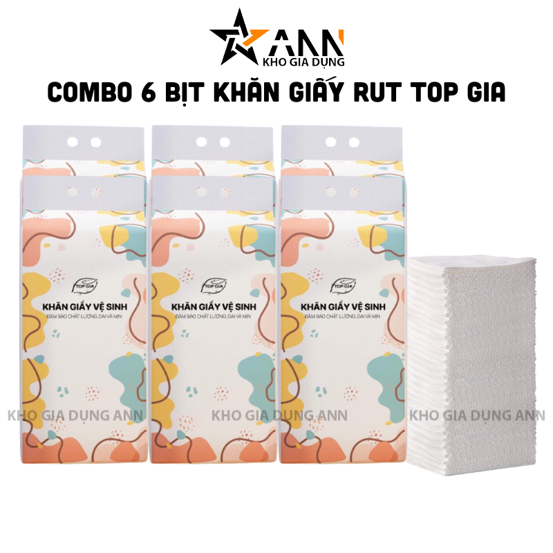 Set 6 túi và xấp giấy rút bên trong