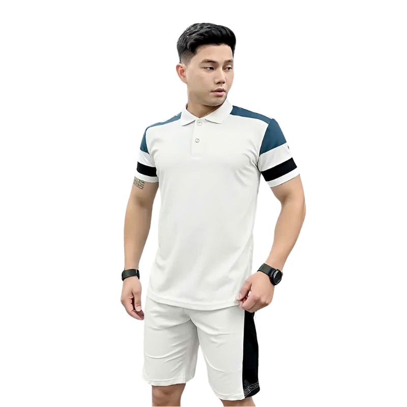 Phiên bản màu trắng phối chi tiết tay áo nổi bật