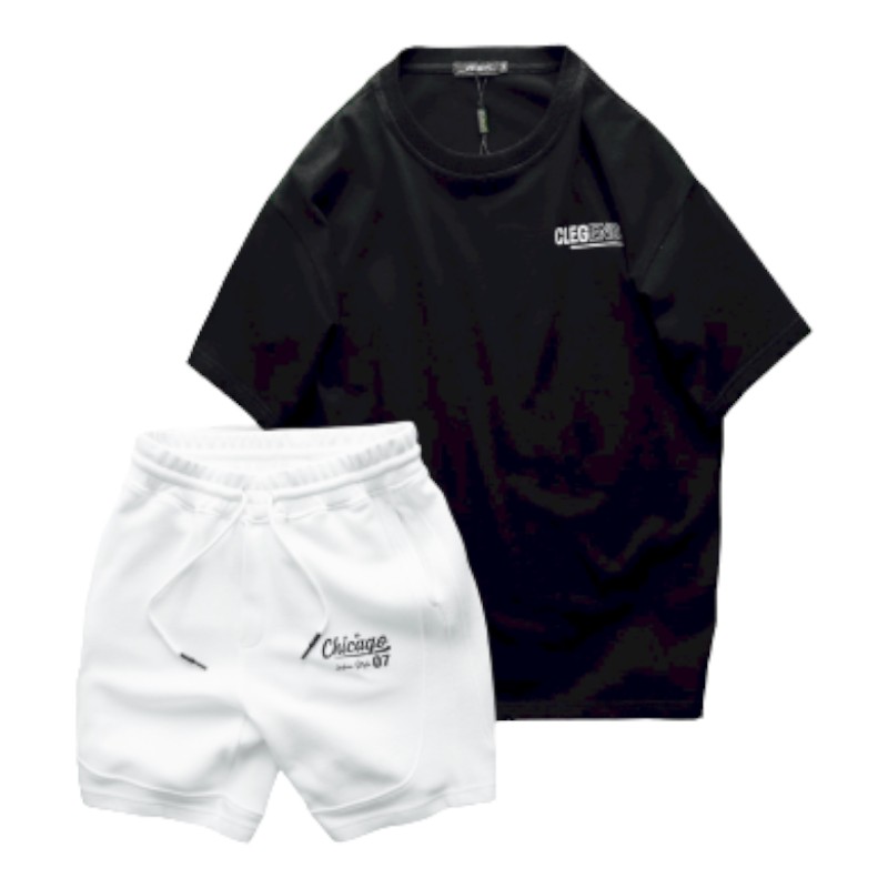Set Bộ Nam Áo Thun Cổ Tròn Oversize In Chữ CLEGENDK Quần Short Thun – một lựa chọn đáng tham khảo trong quần short thun thể thao