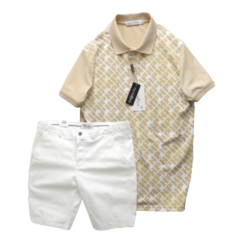Set Bộ Nam Áo Thun Polo Cổ Bẻ Pack Hourse In Chữ HP Phối Quần Short Kaki Rurumen Cao Cấp – một lựa chọn đáng tham khảo trong áo thun nam cổ bẻ