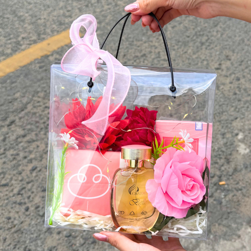 Khám phá Set Giỏ Quà Tặng Nước Hoa Nữ Charme Belle 60ml thuộc nhóm Quà tặng 20/10