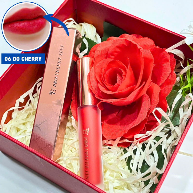 Gợi ý màu 06 đỏ cherry trong set hộp quà tặng