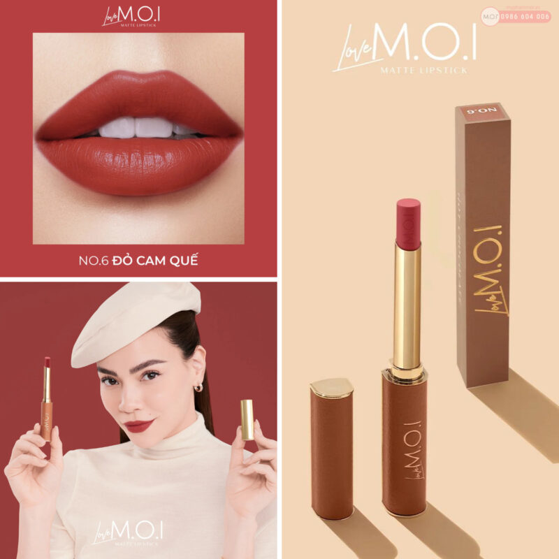 Set Hộp Quà Tặng Son Thỏi Love M.O.I Phiên Bản Giới Hạn Hộp Hoa Rơm Nhiều Màu