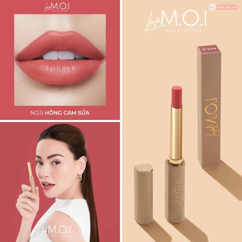 Set Hộp Quà Tặng Son Thỏi Love M.O.I Phiên Bản Giới Hạn Hộp Hoa Rơm Nhiều Màu