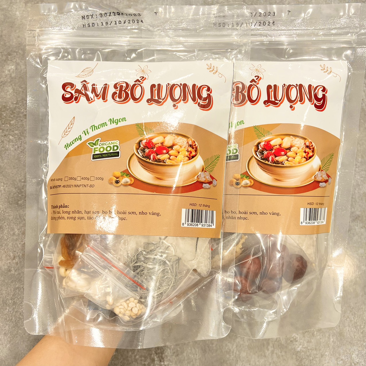 Danh sách thành phần in trên nhãn sản phẩm