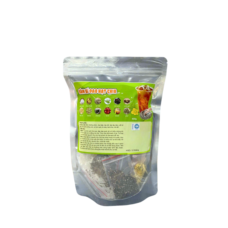Sâm Bí Đao Hạt Chia 400g Túi Zip – một lựa chọn đáng tham khảo trong Gạo, bột, đồ khô, nguyên liệu