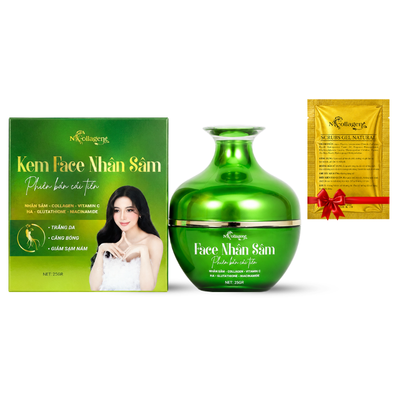 Hình ảnh Kem Face Nhân Sâm Xanh N Collagen Phiên Bản Cải Tiến trong bộ sưu tập N Collagen