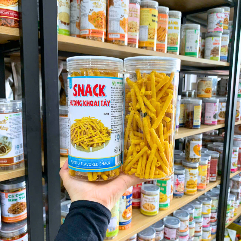 Hộp snack tiện mang theo, phù hợp ăn vặt hằng ngày