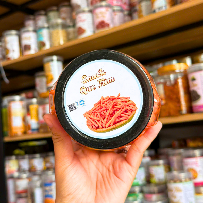 Snack Que Thái 300g Hộp Gấu Lớn