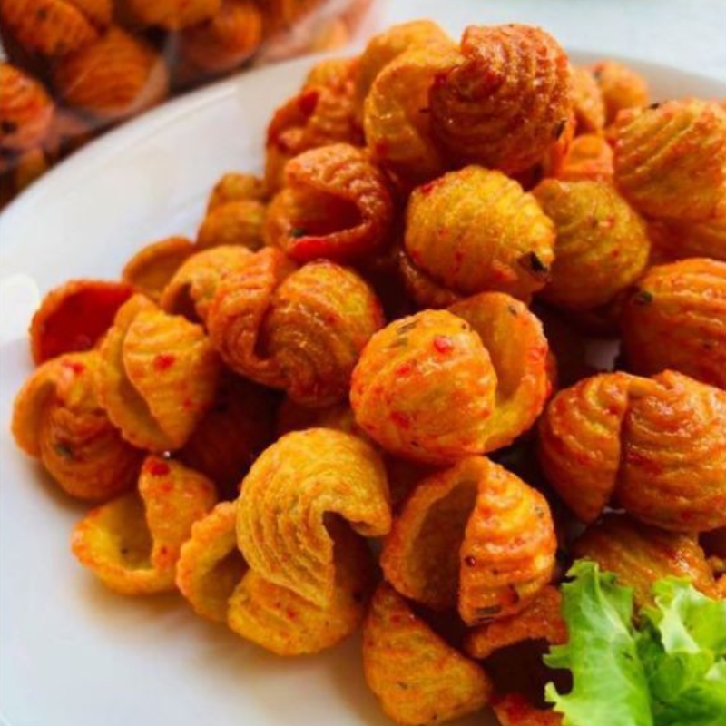 Snack Sò Hành Lá 500g Túi Zip Bạc