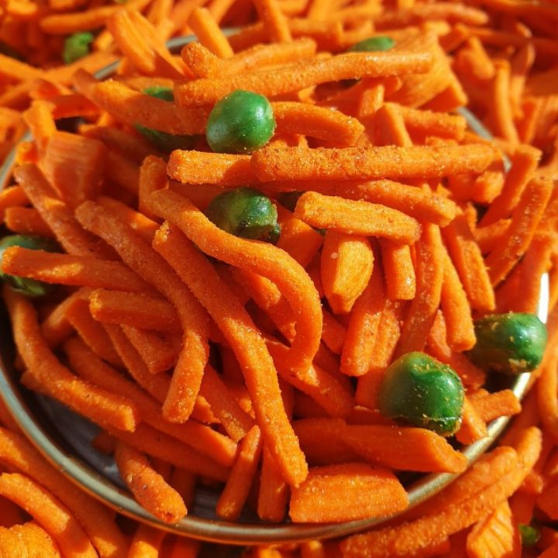 Snack thập cẩm que đậu 500g túi zip