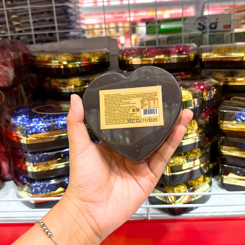 Socola Tim HONGYA Golden Chocolate 3 Viên 31.5g