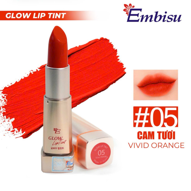Son dưỡng ẩm môi Embisu Glow Lip Tint Hàn Quốc