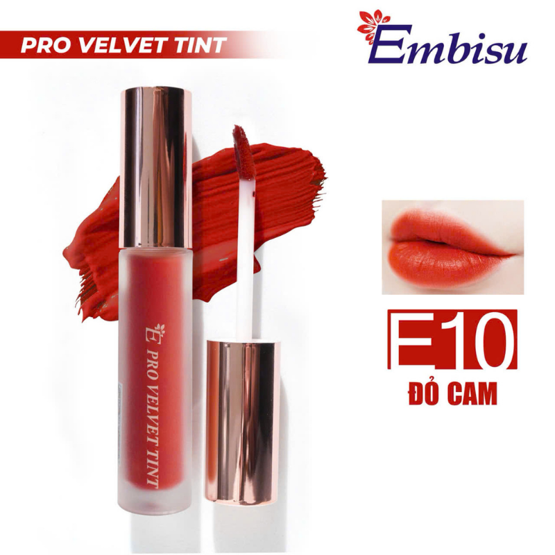 Son Môi Kem Nhung Lì Embisu Pro Vel Tint