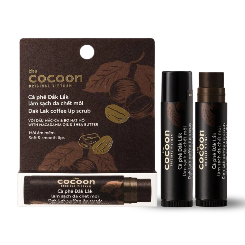Khám phá Son Tẩy Tế Bào Chết Môi Cocoon 5g - Son Cocoon Cà Phê Đắk Lắk thuộc nhóm cocoon original vietnam