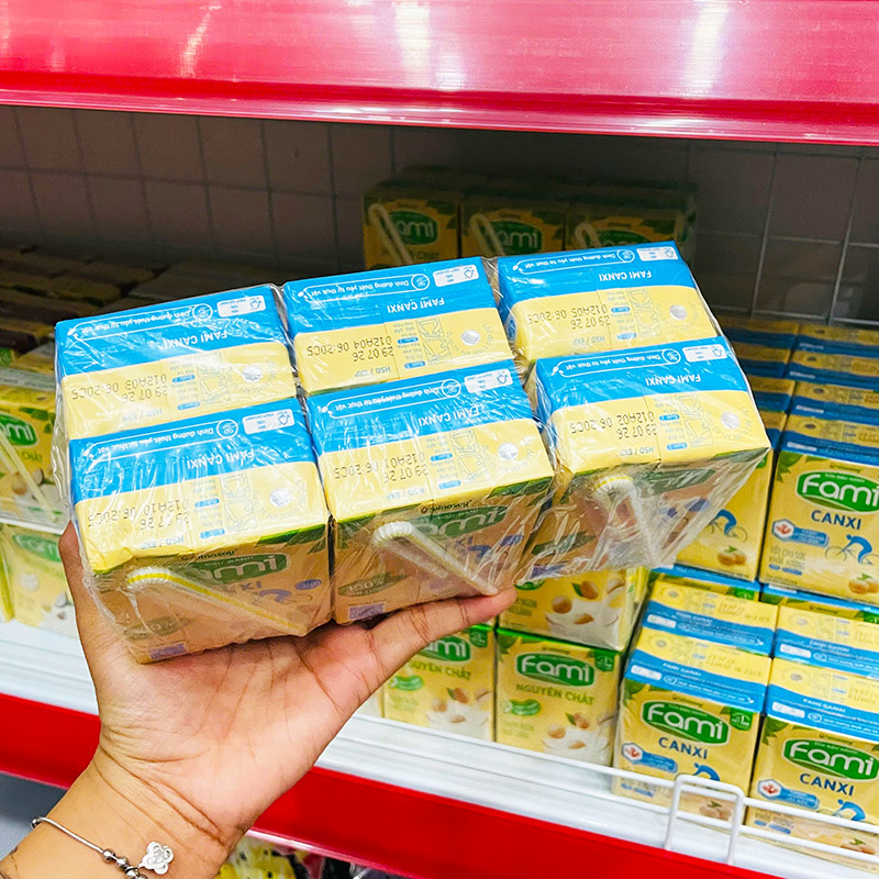 Quy cách lốc 6 hộp nhỏ gọn, tiện dùng hằng ngày