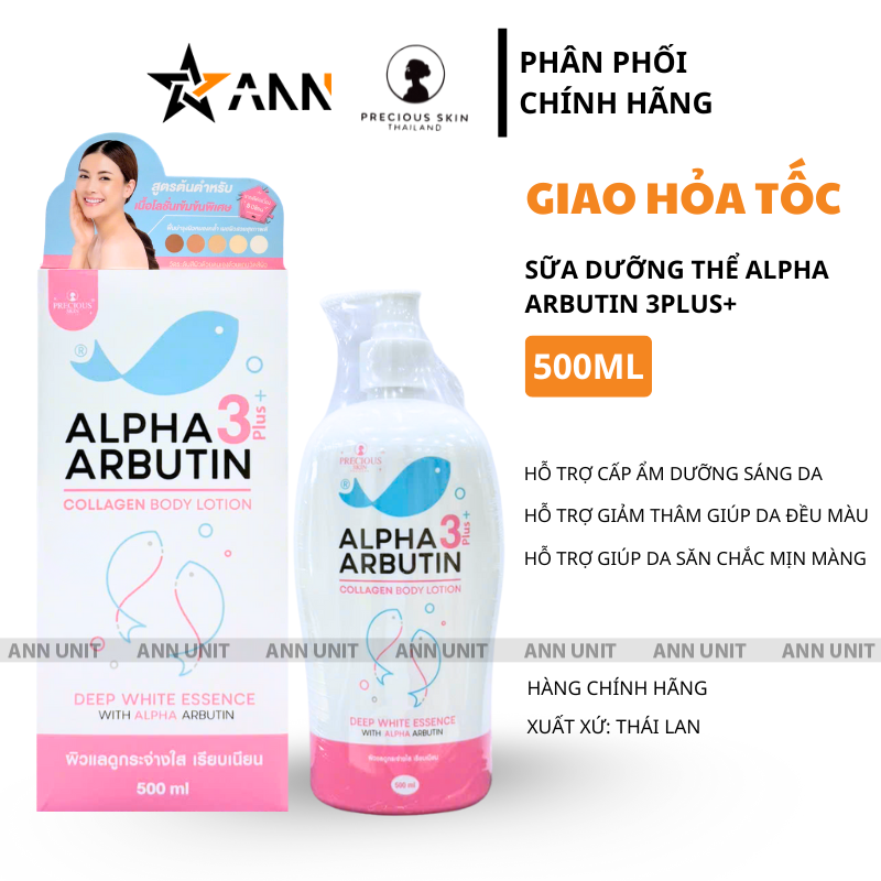 Hình ảnh hộp và chai pump 500ml của sản phẩm