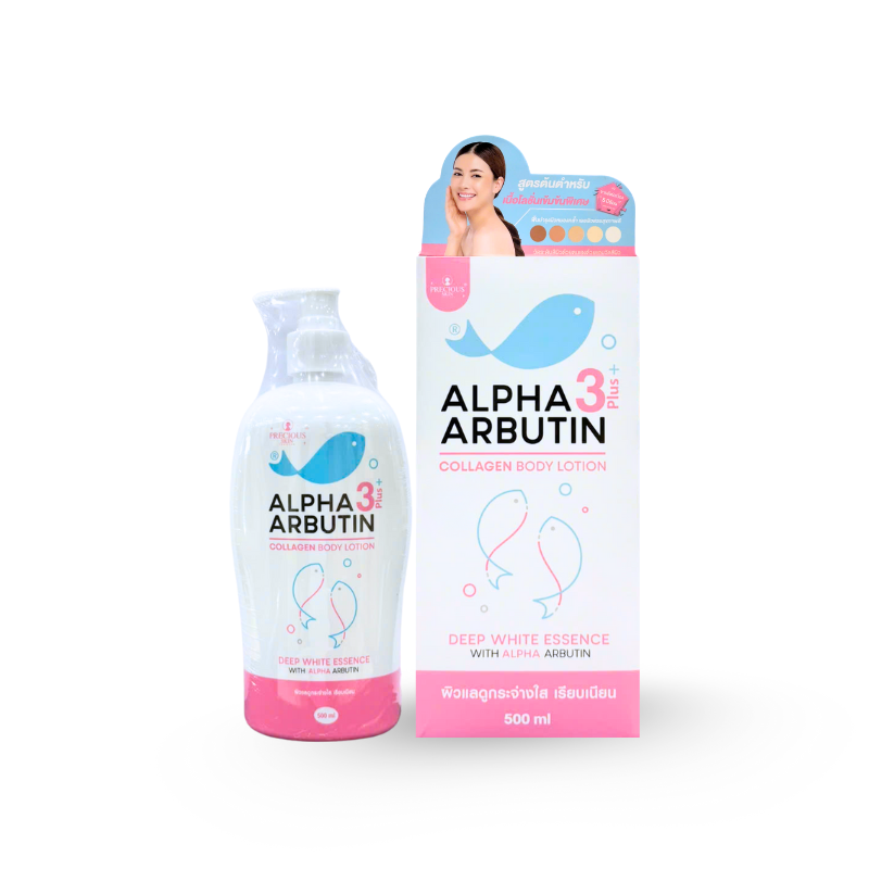 Kem Body Sữa Dưỡng Thể Alpha Arbutin 3 Plus + Collagen Lotion Dưỡng Trắng Da 500ml Precious – một lựa chọn đáng tham khảo trong alpha arbitin