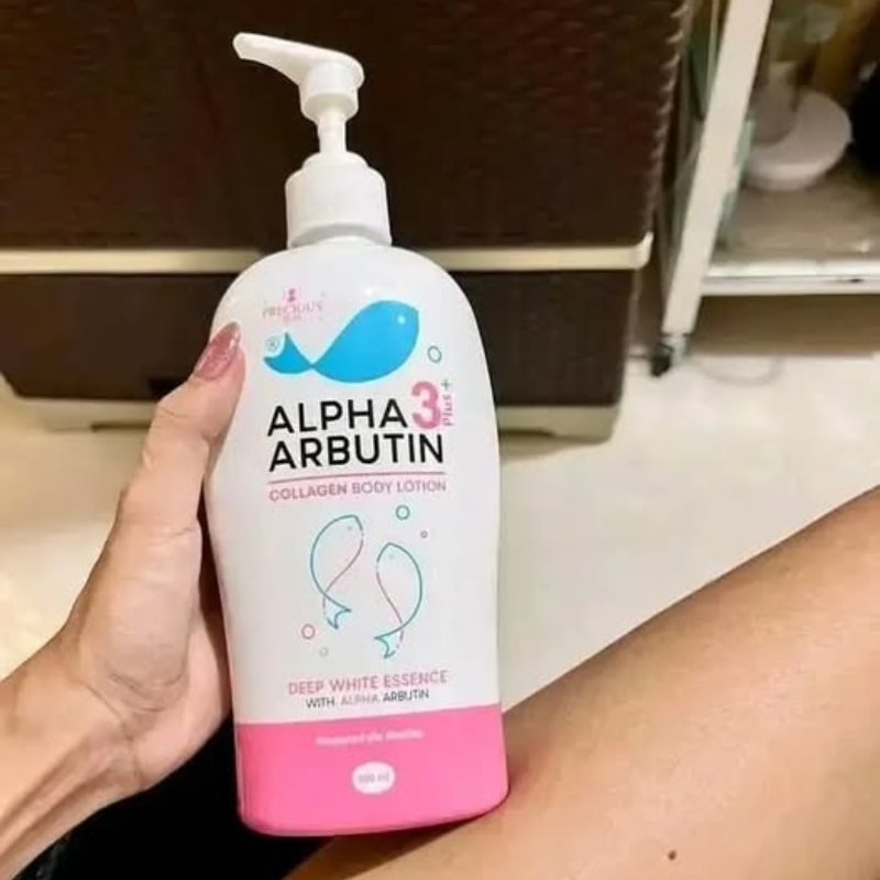 Sữa Dưỡng Thể Alpha Arbutin 3 Plus Collagen Body Lotion 500ml Precious Skin