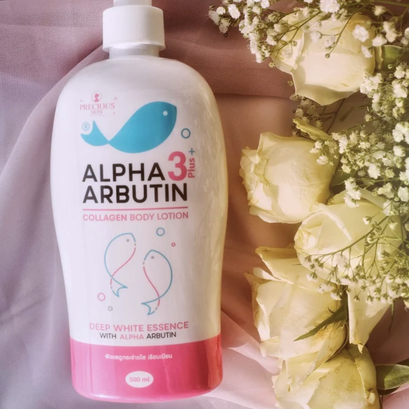 Sữa Dưỡng Thể Alpha Arbutin 3 Plus Collagen Body Lotion 500ml Precious Skin