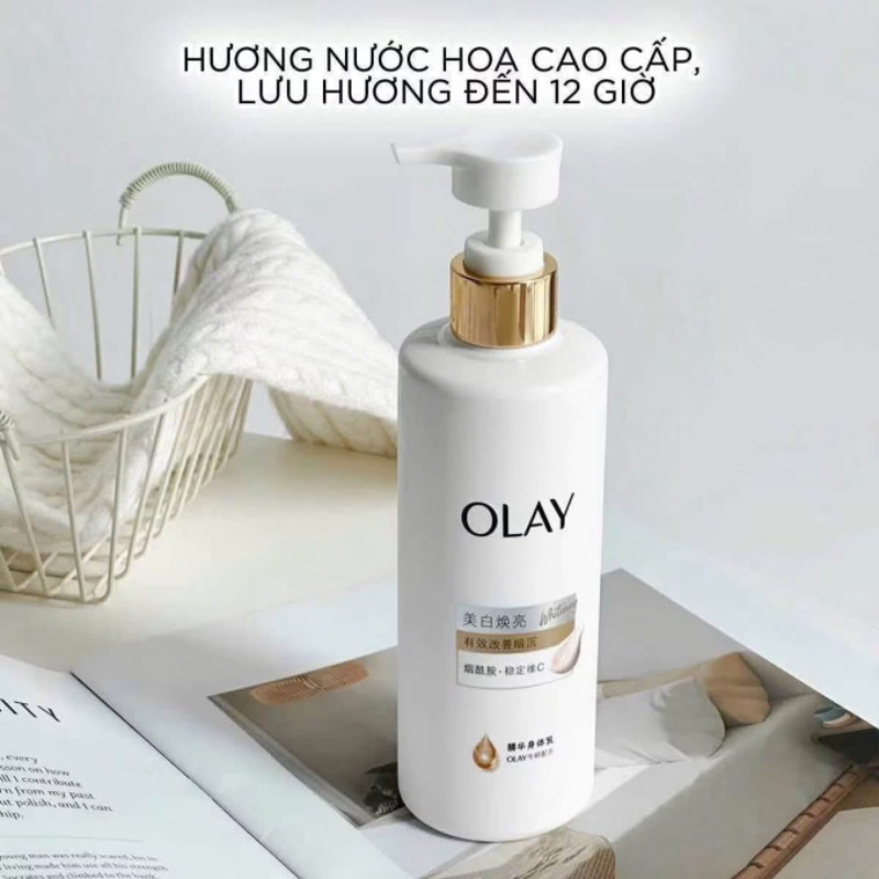 Sữa Dưỡng Thể Olay Whitening Dưỡng Sáng Da 260g - Màu Vàng