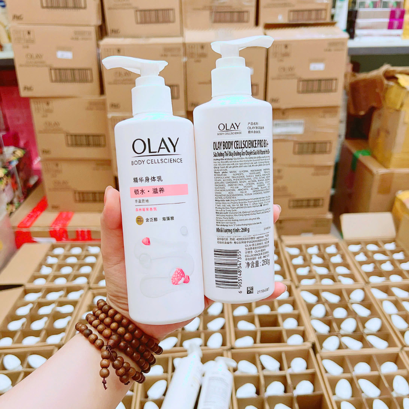 Thiết kế chai vòi nhấn và ảnh thực tế mặt trước, mặt sau sản phẩm