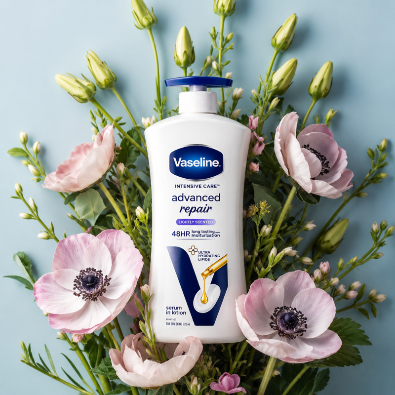 Sữa Dưỡng Thể Vaseline Intensive Care Advanced Repair Phiên Bản Mới Màu Trắng 725ml