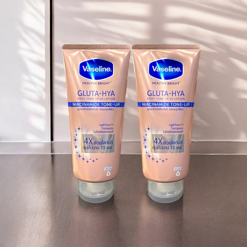 Sữa Dưỡng Thể Vaseline Healthy Bright Gluta-Hya Niacinamide Tone-Up 300ml