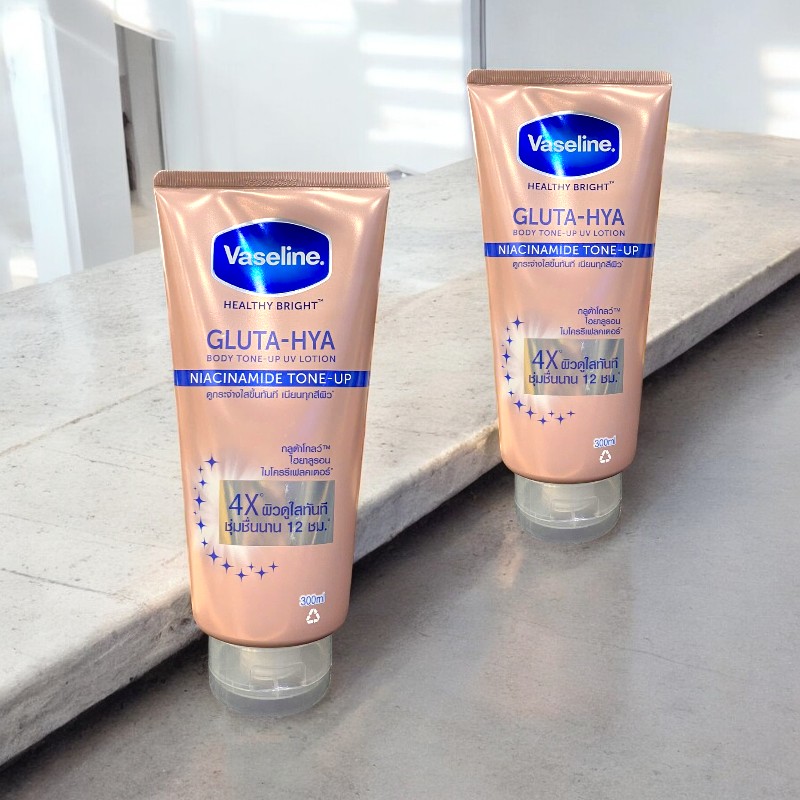 Sữa Dưỡng Thể Vaseline Healthy Bright Gluta-Hya Niacinamide Tone-Up 300ml