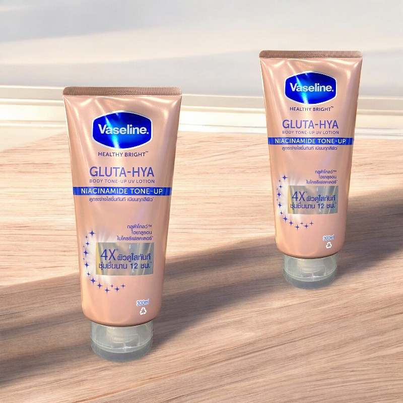 Sữa Dưỡng Thể Vaseline Healthy Bright Gluta-Hya Niacinamide Tone-Up 300ml