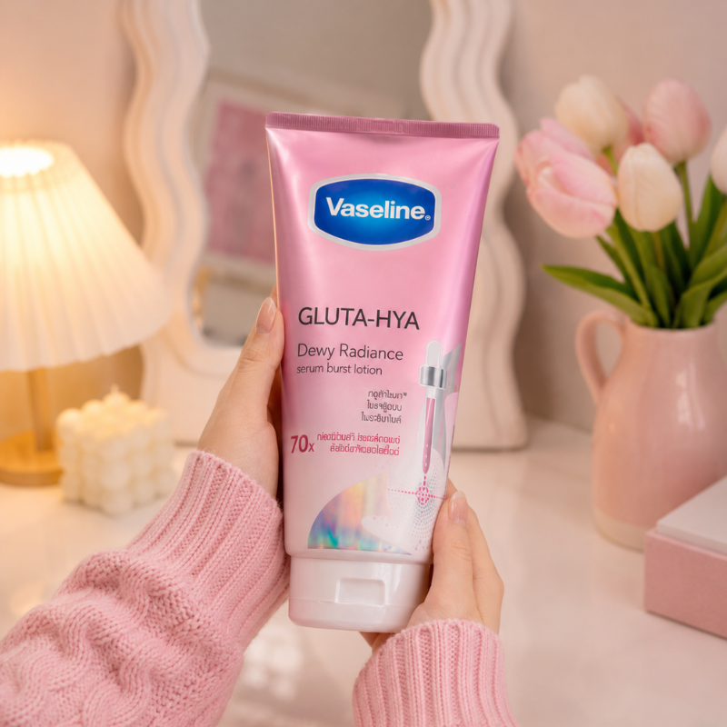 Sữa Dưỡng Thể Vaseline 70X Màu Hồng 300ml (Hàng nhập khẩu có tem phụ)