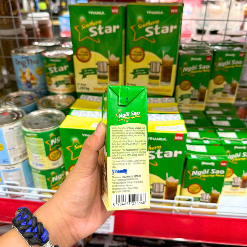 Creamer Đặc Ngôi Sao Phương Nam Vinamilk Hộp Giấy 380g
