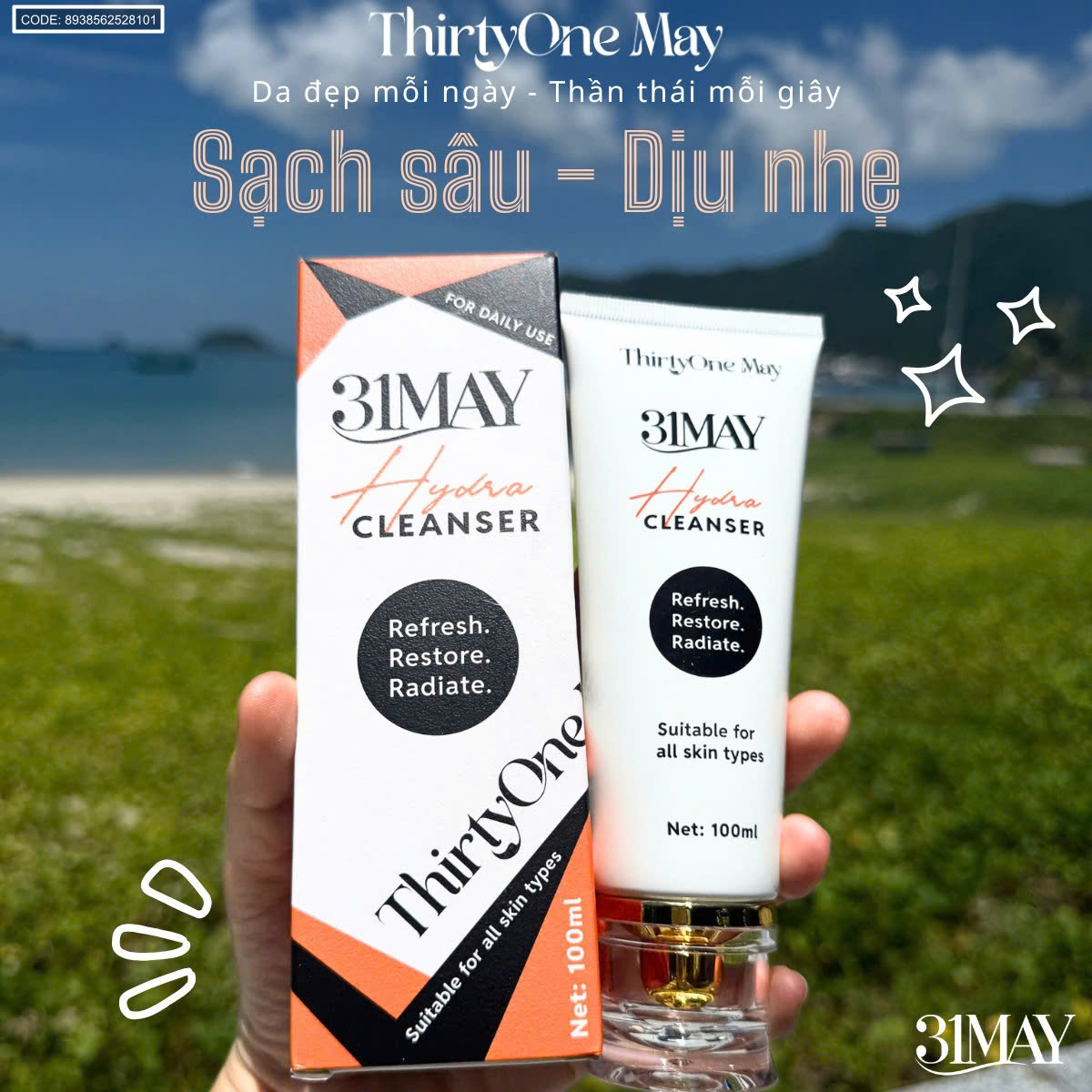 Sữa Rửa Mặt 31may Hydra Cleanser 100ml - Sữa Rửa Mặt Thirty One May