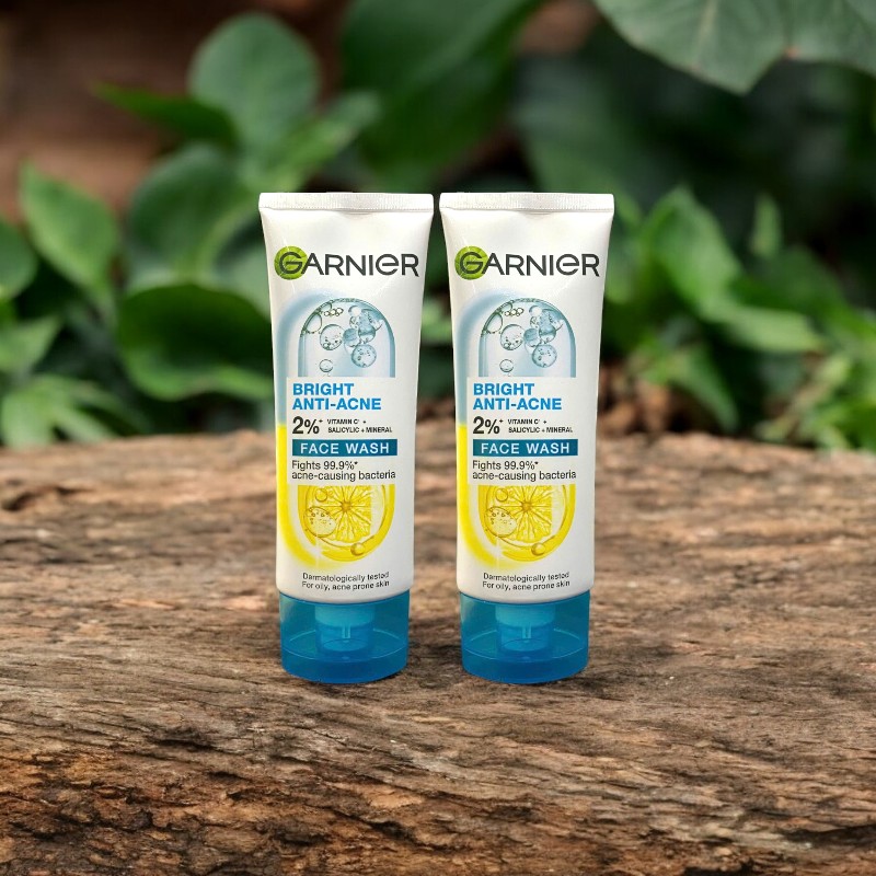 Hình sản phẩm thực tế tuýp rửa mặt Garnier