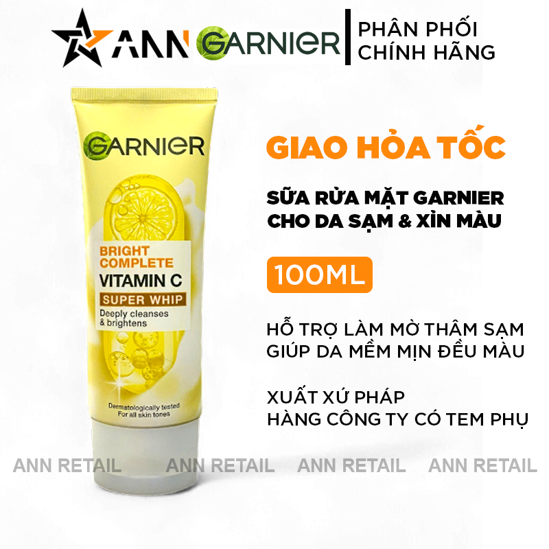 Hình ảnh mặt trước tuýp sữa rửa mặt 100ml
