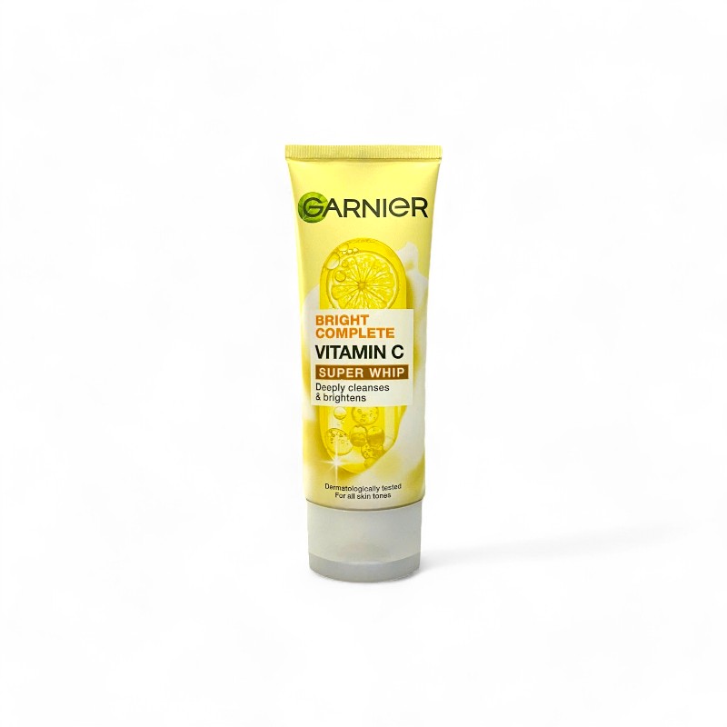 Khám phá Sữa Rửa Mặt Garnier Sạch Sâu Sáng Da Bright Complete Vitamin C Super Whip Deeply Cleanses & Brightens 100ml thuộc nhóm garnier