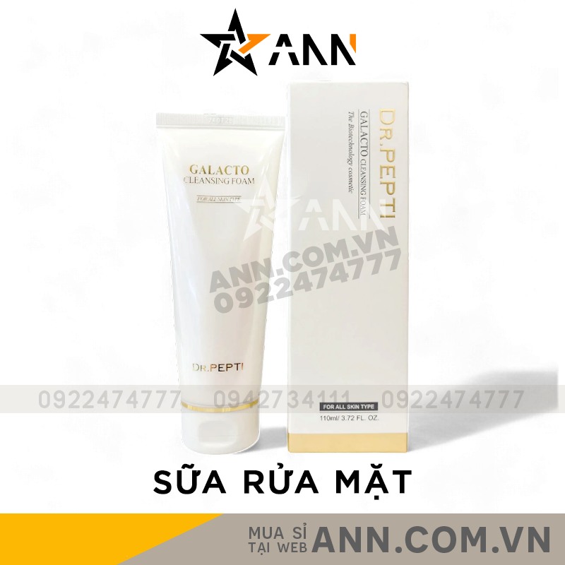 Sữa rửa mặt galactomyces dạng tuýp gọn, thích hợp nhu cầu cá nhân