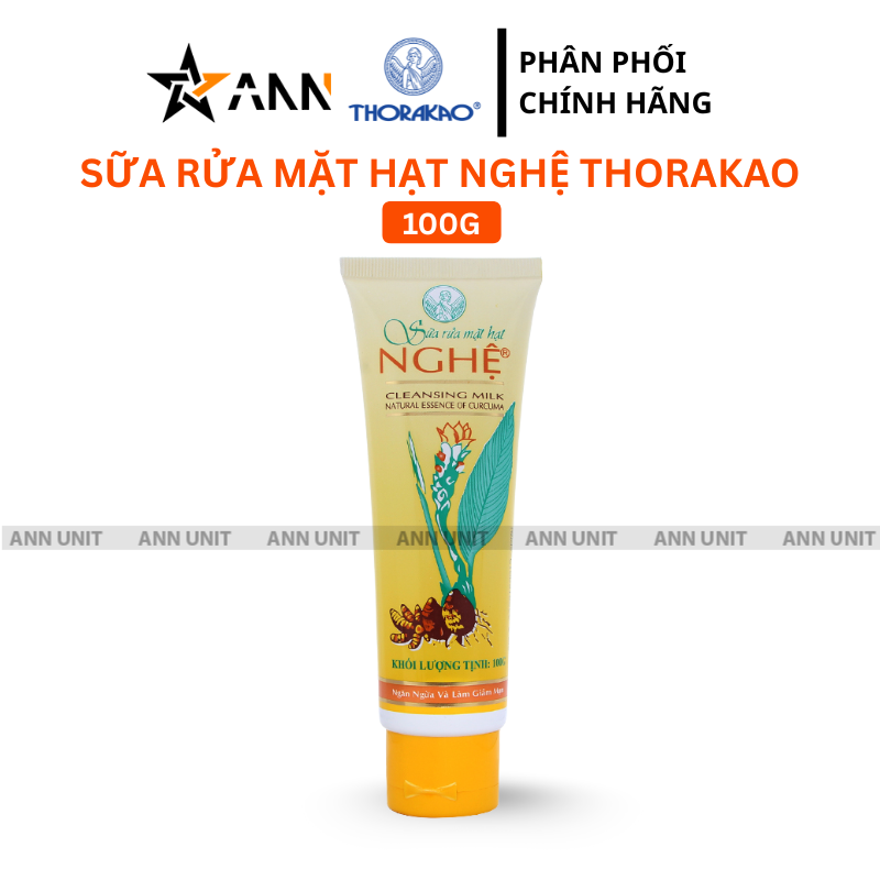 Sữa Rửa Mặt Hạt Nghệ Thorakao 100g