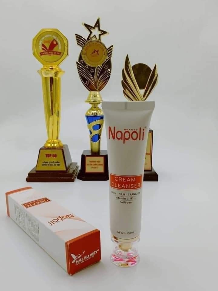 Sữa Rửa Mặt Napoli Cream Cleanser Hải Âu Việt 150ml