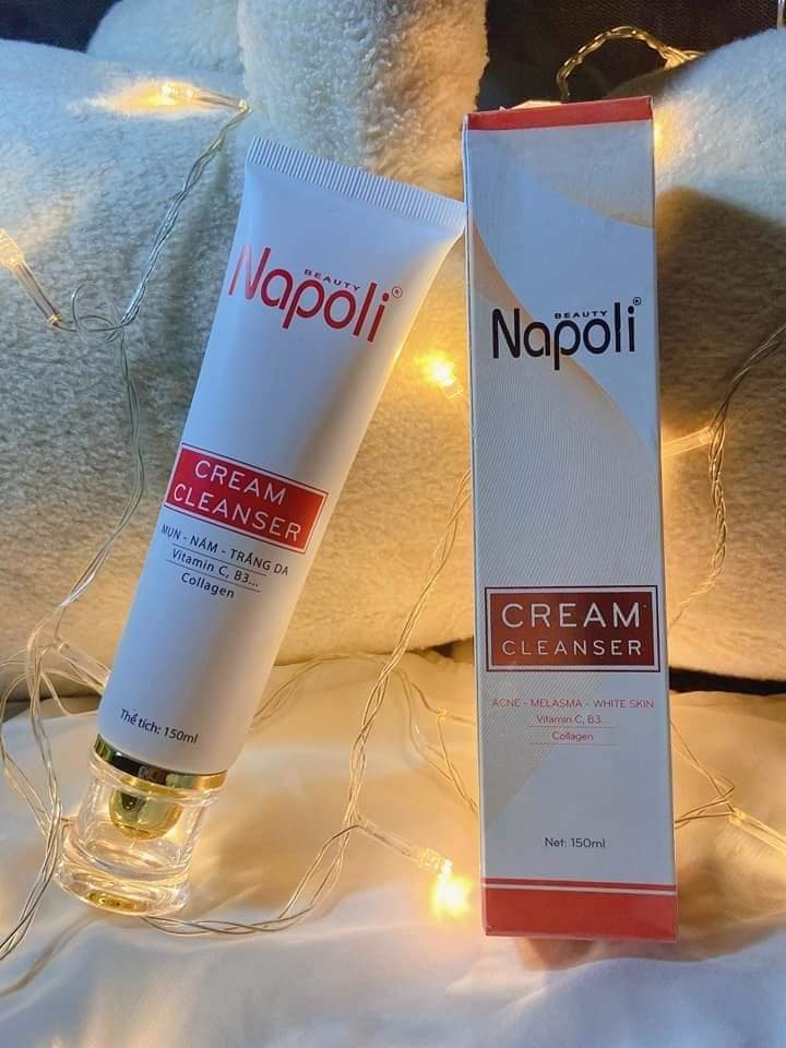Sữa Rửa Mặt Napoli Cream Cleanser Hải Âu Việt 150ml