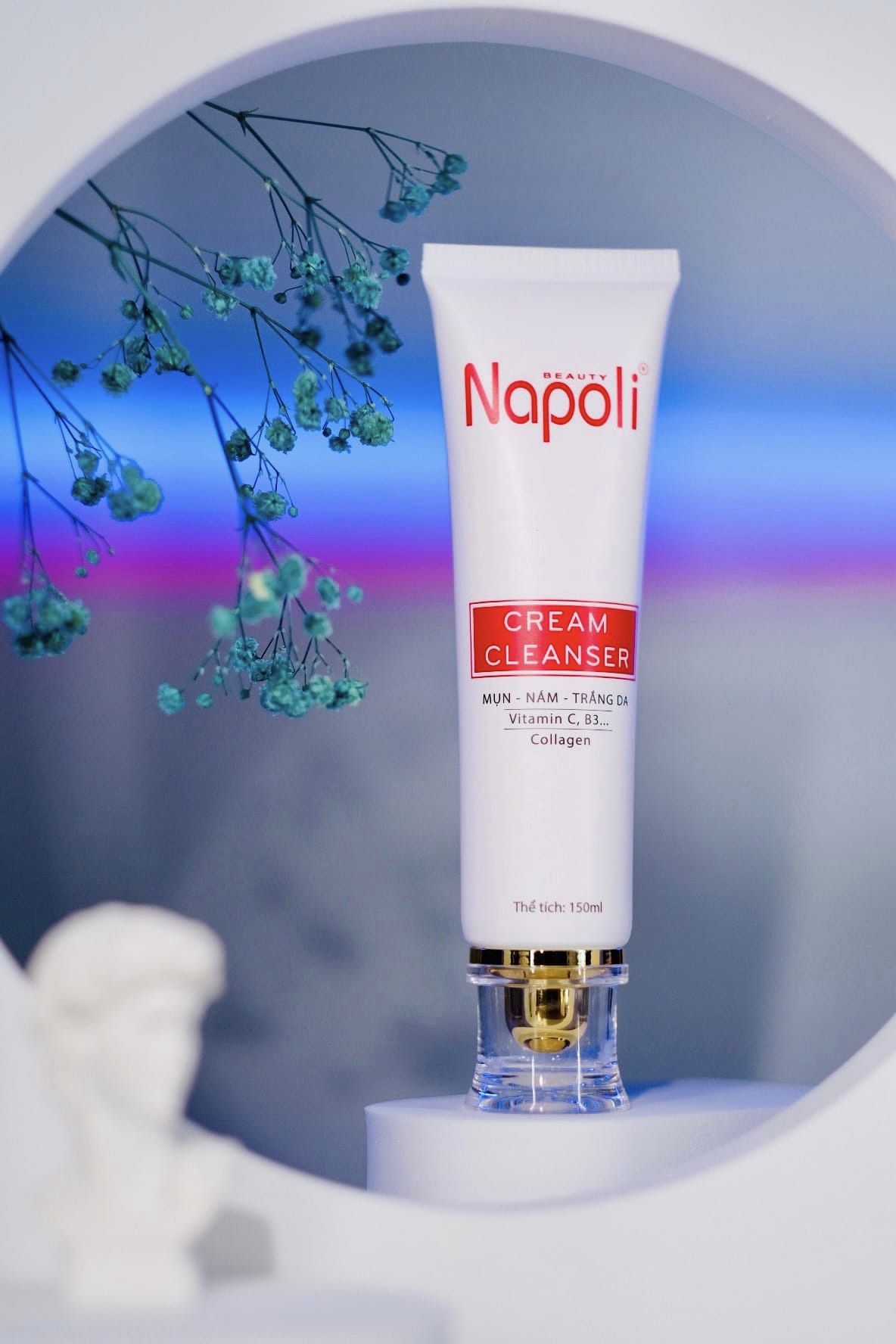 Sữa Rửa Mặt Napoli Cream Cleanser Hải Âu Việt 150ml