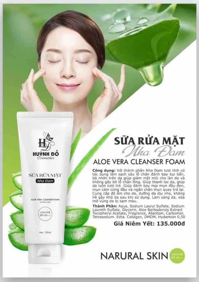 Thông tin công dụng và bảng thành phần trên thiết kế sản phẩm
