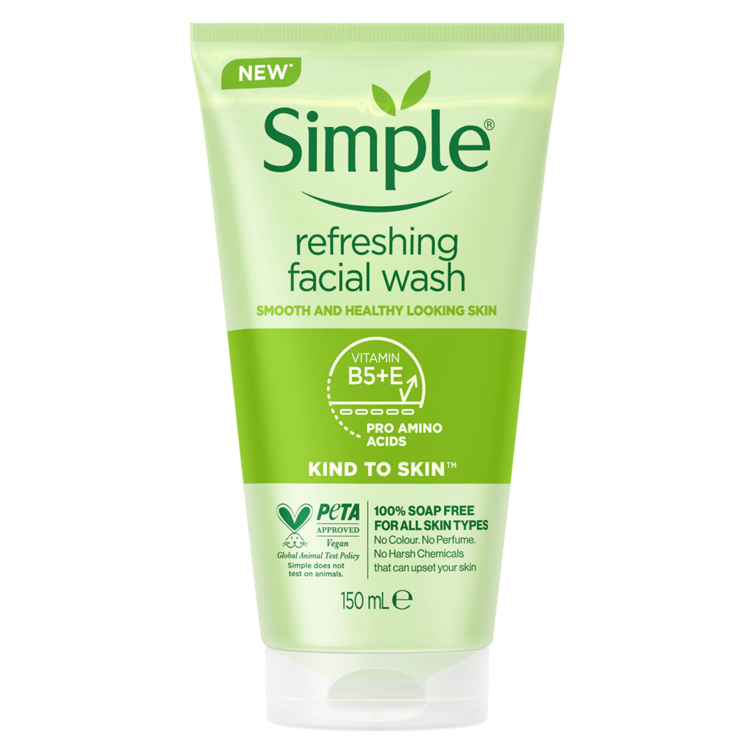 Sữa rửa mặt Simple Kind To Skin Refreshing Facial Wash Gel 150ml