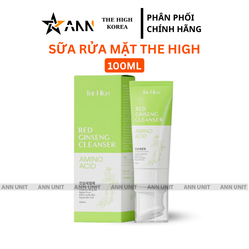 Sữa Rửa Mặt The High Red Ginseng Cleanser 100ml