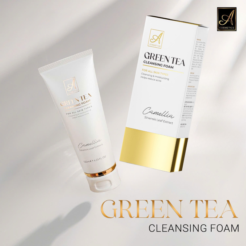 Sữa Rửa Mặt Trà Xanh A Cosmetics 125ml Phiên Bản Mới