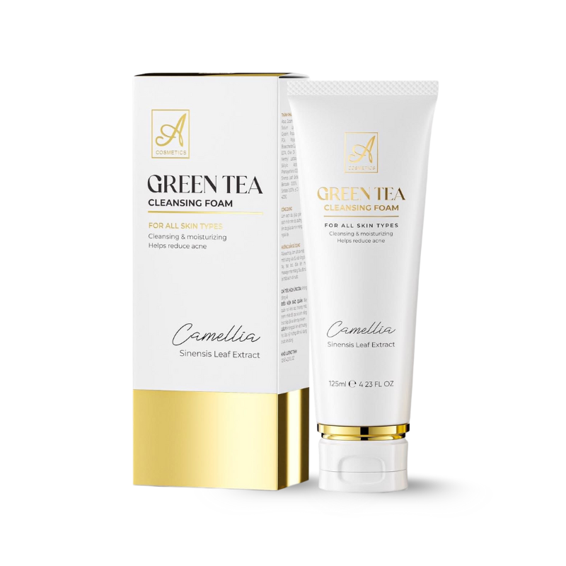 Khám phá Sữa Rửa Mặt Trà Xanh A Cosmetics Phương Anh 125ml Phiên Bản Mới thuộc nhóm a cosmetics