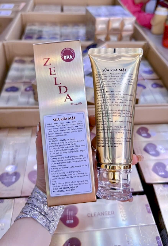 Sữa Rửa Mặt Zelda Plus 120g