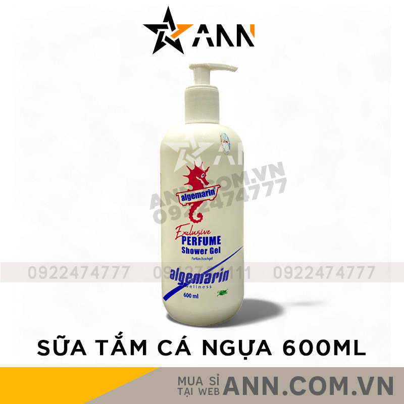 Sữa Tắm Cá Ngựa Algemarin Exclusive Perfume Shower Gel Chai Vòi 600ml